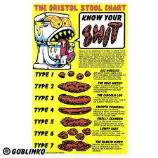 Bristol Stool Chart Poster Stool Chart Bristol Stool Poo