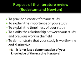 What is a Literature Review               