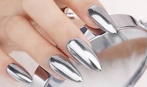 mirror chrome silver nail powder gl