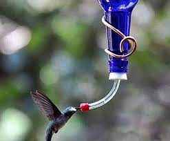 Make A Wine Bottle Hummingbird Feeder