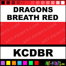 Dragons Breath Red Colors Tattoo Ink Paints Kcdbr