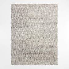 viscose hand knotted dark grey area rug