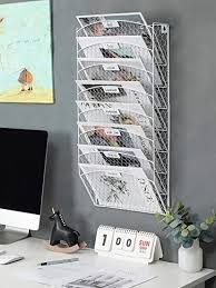10 Tier Wall File Holder Hanging Mail