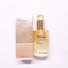 the face gold collagen luxury base