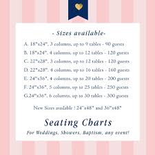 Baby Shower Seating Chart Board Oh Baby Gold Seating Chart Gold Guest List Chart Any Color Gold Confeti Template Or Printed Scw0013