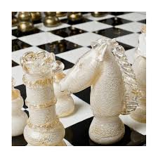 Murano Glass Chessboard Trademark Of