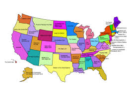 This interactive map allows students to click on each of the 50 states to learn their facts and statistics. A Surprising Map Of Every State S Relative Favorite Book Us State Map United States Map Printable United States Map