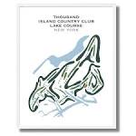 Thousand Island Country Club Lake Course, New York - Printed Golf ...