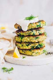 easy zucchini fritters vegan gf