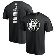 Available in a range of colours and styles for men, women, and everyone. Men S Brooklyn Nets James Harden Fanatics Branded Black Playmaker Name Number T Shirt