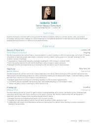 5 beauty consultant resume exles