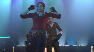 SFM Resident Evil - Claire Redfield and Jake Muller Dance Test - YouTube