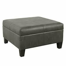 Push two or more square ottomans together to create a unique diy coffee table. Brand Modern Ebony Microfiber Square Accent Ottoman With Storage For Sale Online Ebay
