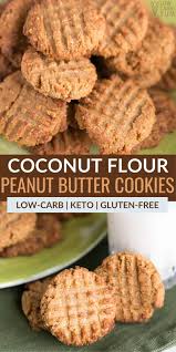 What is important (unlike regular white flour cookie dough) is to let the batter set after mixing. Keto Coconut Flour Peanut Butter Cookies Low Carb Yum
