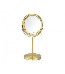 magnifying mirror x5 double face gold