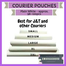 Hasil cek resi j&t express. Courier Pouches Plain White Best For J T Express And Other Couriers Shopee Philippines