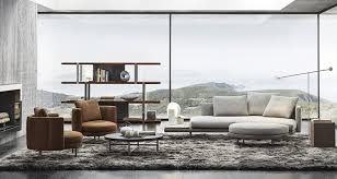 Torii Inclined Sofa With Top By Minotti