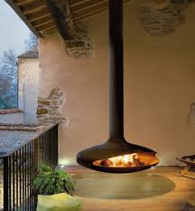 Some of the most reviewed products in outdoor fireplaces are the uniflame 45 in. Gyrofocus Suspended Outdoor Wood Fireplace By European Home Media Photos And Videos 1 Archello
