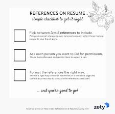Resume examples see perfect resume samples that get jobs. How To List References On A Resume Reference Page Format