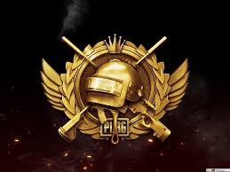 Players must fight to locate weapons and supplies in a massive 8x8 km island to be the lone survivor. Playerunknown S Battlegrounds Pubg Mobile Golden Badge Logo Hd Wallpaper Download