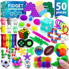 50 piece fidget toys pack party favors