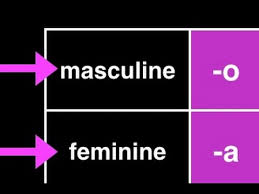 italian nouns masculine feminine