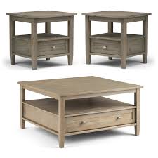 Piece Set With 36 Square Coffee Table