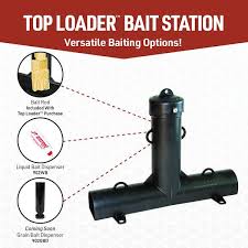 plastic bait station for mice and rats