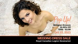 pop up wedding dress newmarket