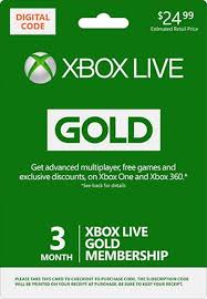 Xbox live gold 3 months membership (global). Microsoft Xbox Live 3 Month Gold Membership Digital S2t 00014 Best Buy