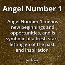 angel number 1 meaning symbolism