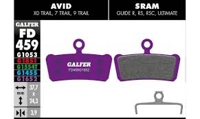 Galfer Brake Pads For Avid Elixir Trail Guide Pneus