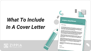 what to include in a cover letter with