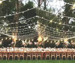 Outdoor Wedding Reception Featuring A