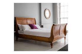 high end super king size sleigh bed