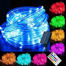 18 Colors 33ft Solar Rope Lights