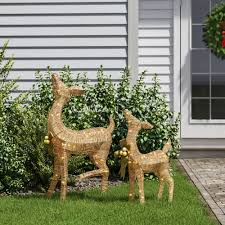 Stop by your local at home store to shop all the holiday accessories and decorations you need. Outdoor Lighted Reindeer Decorations You Ll Love In 2021 Wayfair