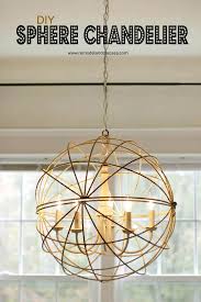 Sphere Chandelier For The Dining Room Remodelando La Casa