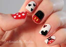 Mickey Mouse Nail Art |