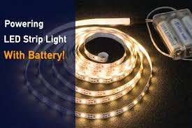Powering Led Strip Lights With Battery
