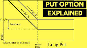 ing a put option payoff diagram