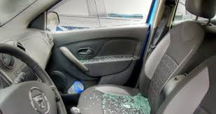 Broken Car Window Glass
