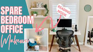spare bedroom office makeover home
