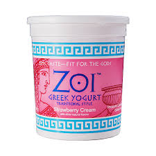zoi greek yogurt strawberry cream