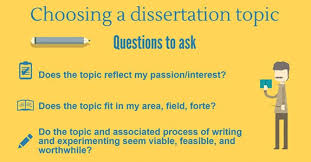 Dissertation Topics      Thoughts on choosing a topic that works 