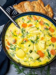 creamy potato dill soup zupa koperkowa