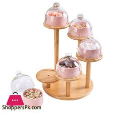 Cupcake Dry Fruit Tray With Lid