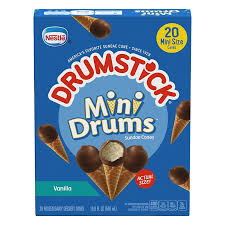 Beat on medium speed 3 minutes, scraping bowl occasionally. Nestle Drumstick Mini Drums Simply Dipped Vanilla Sundae Cones Shop Cones Sandwiches At H E B