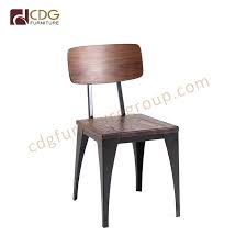 style steel frame antique wood high