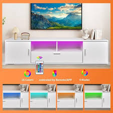 Modern Tv Stand With Led Lights